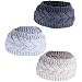 3pcs Diademas Mujer Lana Banda Pelo Cabeza Turbante Anchas Elástico Invierno(Gris oscuro,...