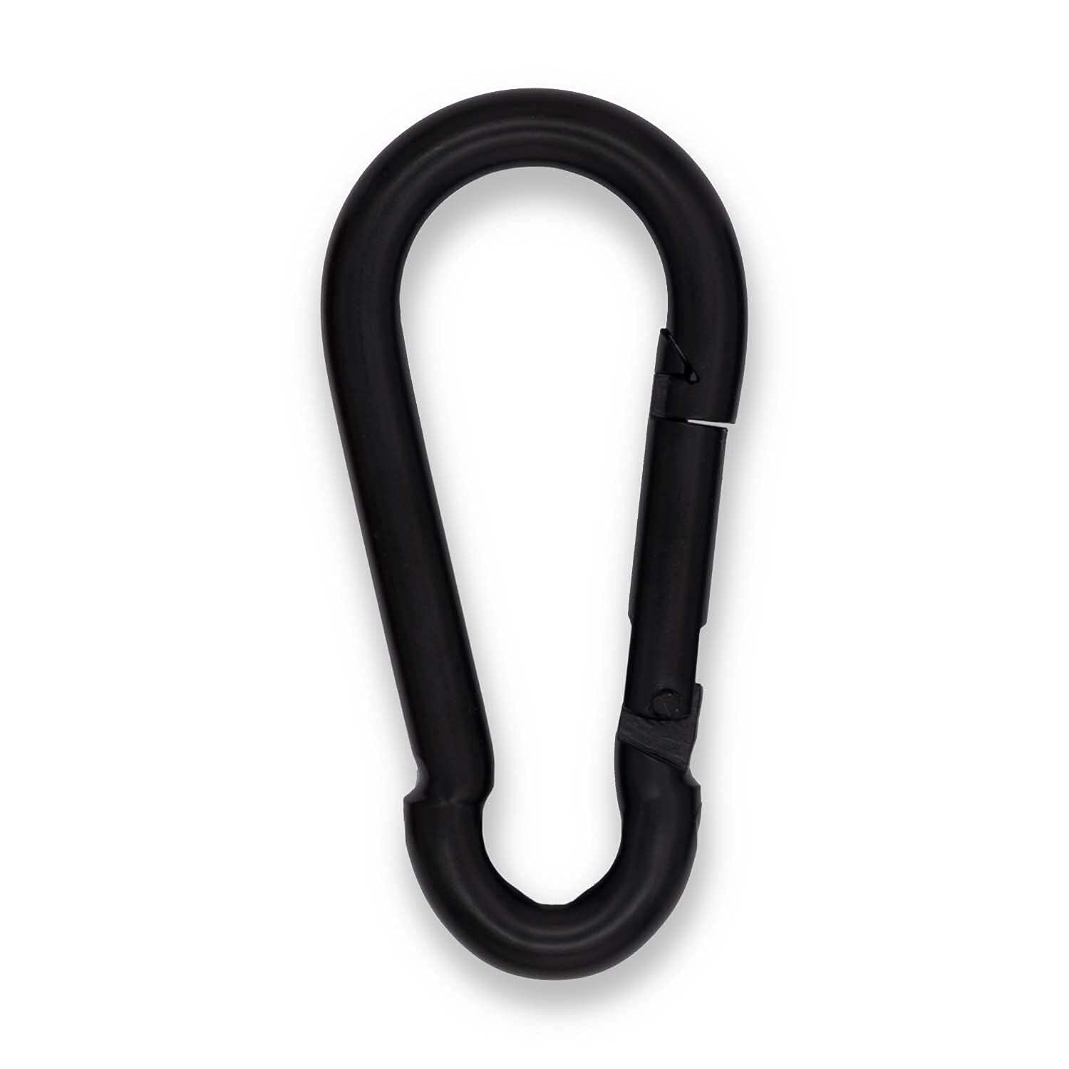 C.P.Sports 10 moschettoni 80 mm x 8 mm | per sport di forza, bodybuilding, fitness e fai da te, hobby e tempo libero | in acciaio inox colorato | resistenti alla trazione e durevoli, confezione da 10 pezzi