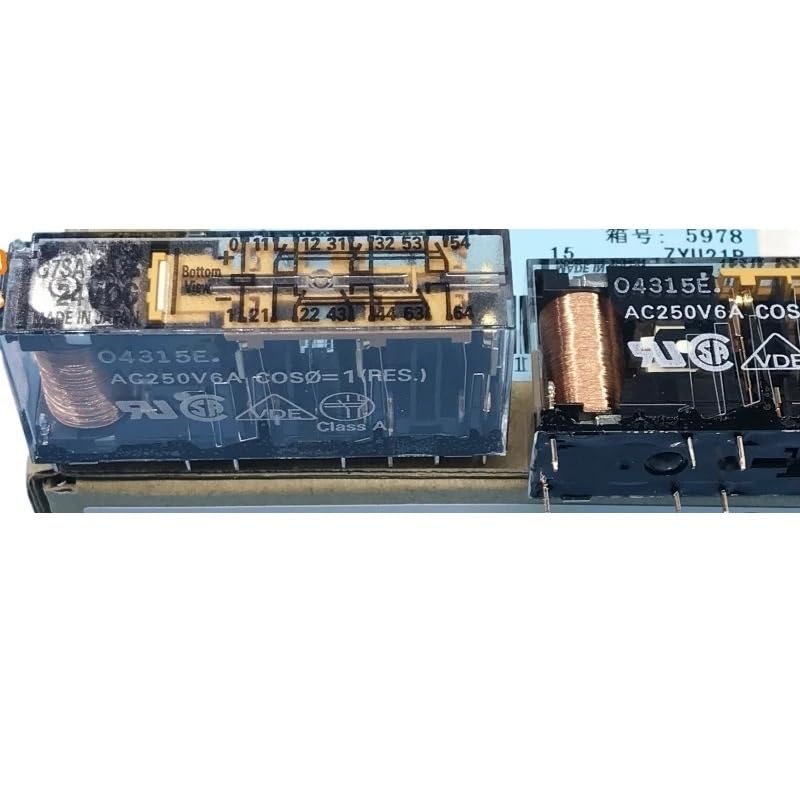 Relé electromecánico G7SA-3A3B 24VDC componente de maniobra 14 pines