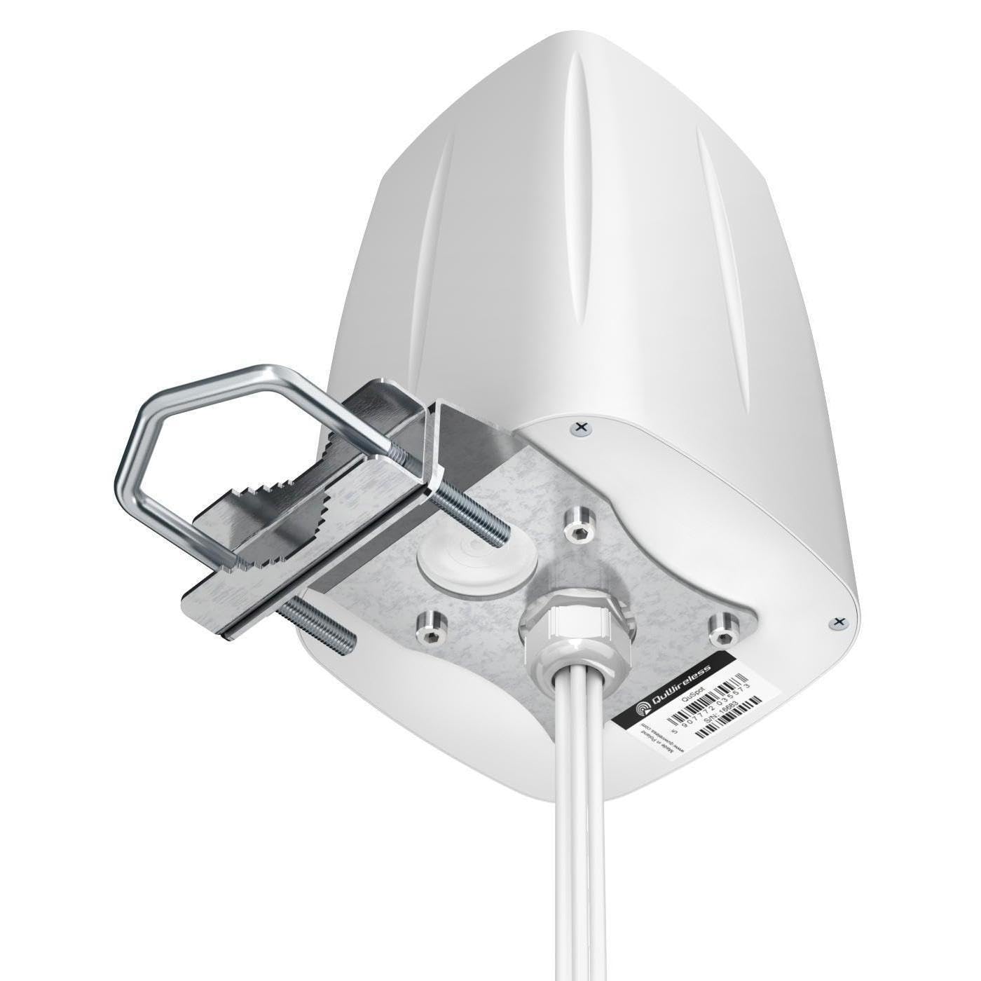 Quomni 5g/lte Global Mimo4x4, 10m, Antenna Omnidirectional Wide Band Lte Mimo 4x4, 600-6000mhz, Sma [ao5g4-G1] Antenna Di Rete Antenna Omn