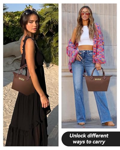 Tote Bag for Women, Waterproof Multifunctional Mini Handbag, Lightweight Simple Crossbody Bag Shoulder Bag Small Purse2