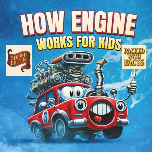 How Engine works for kids: car engines through comical illustrations that transform spark plugs into stars of a comedy show and pistons into ... adventure for kids. (Car science for kids)