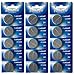 Produktbild 15 x CR2450 3V Lithium Knopfzelle 540 mAh (3 Blistercards a 5 Batterien) EINWEG Markenware Eunicell FBA