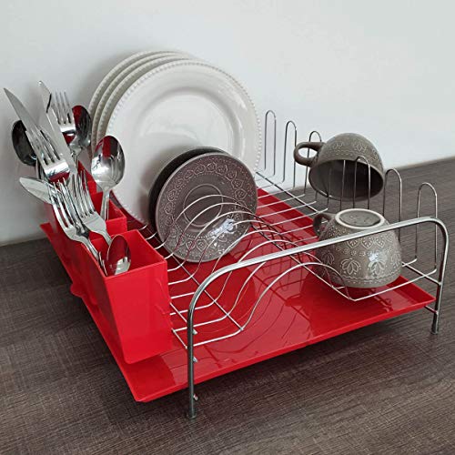 Escorredor de Louças Bali c/Bandeja e Porta Talheres, Stolf