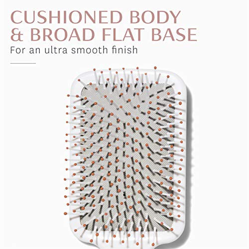 T3 Smooth Paddle Brush | Cushioned Body And Wide Flat Base For Gentle Styling | Heat Resistant Bristles #TOP2