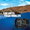 Garmin Descent Mk2i، كمبيوتر غوص على شكل ساعة مع تكامل هوائي، ساعة ذكية للتدريب على الرياضات المتعددة، محتوى قابل للتنزيل باللون الرمادي الكربوني من التيتانيوم مع حزمة شريط أسود مع قطعة قماش تنظيف من الألياف الدقيقة + المزيد