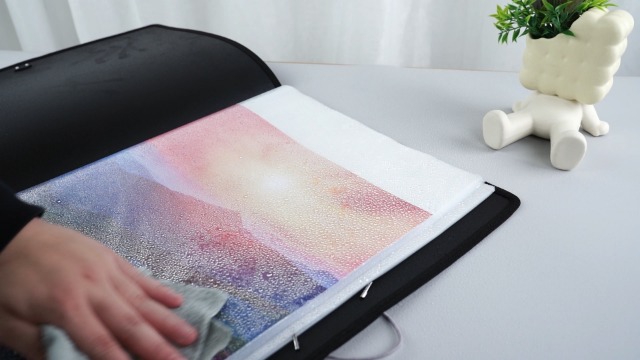 Dossier De Portfolio Artistique, 40 Pochettes Transparentes