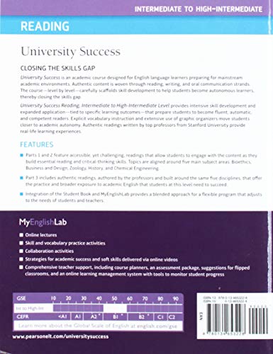 University Success Reading Intermediate to High-Intermediate, Student Book with MyEnglishLab - Image 2