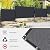6' x 50' Black Privacy Screen Fence Heavy Duty Fencing Mesh Shade Net Cover for Outdoor Panel Garden Backyard Porch Patio Balcony LSYY