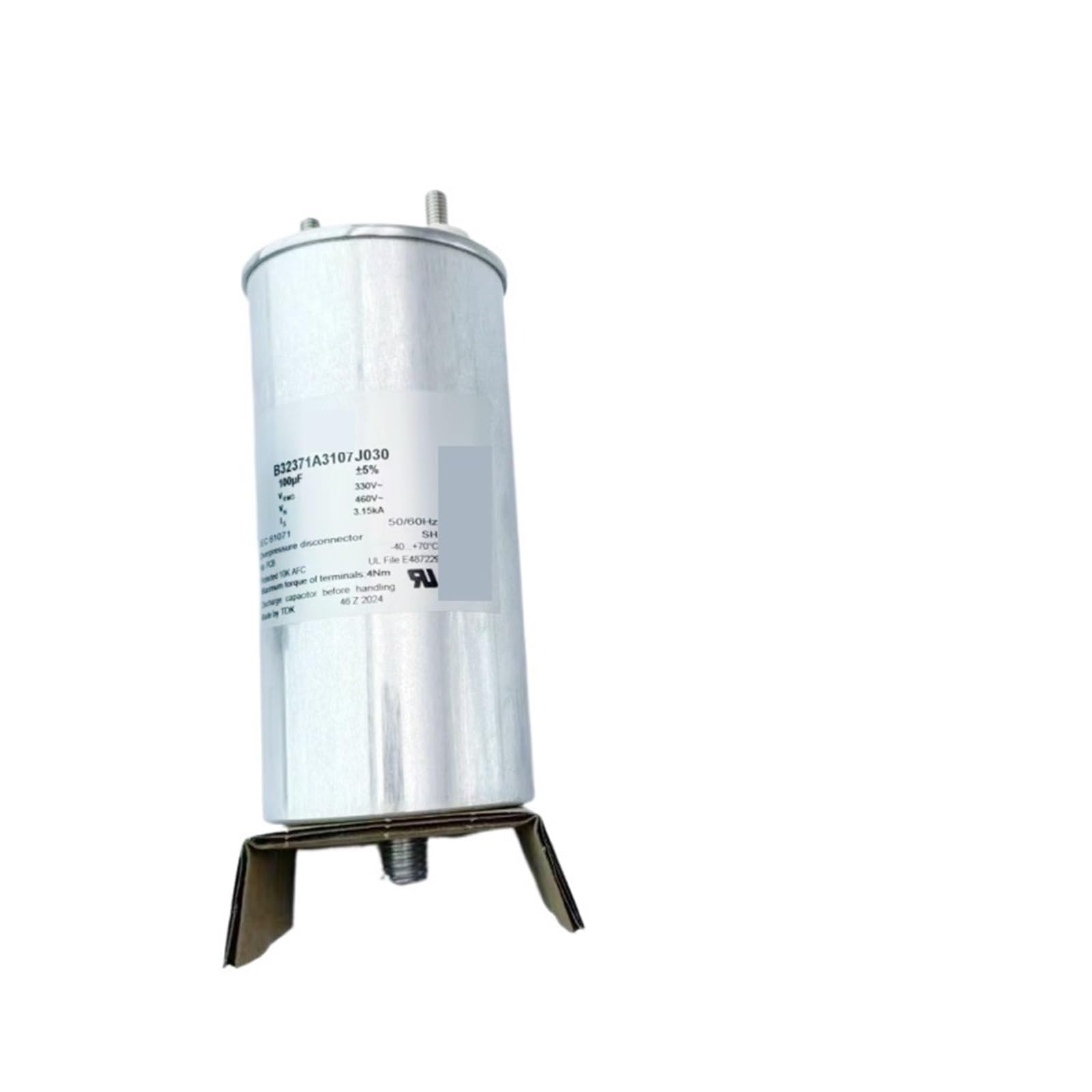 BALYDLUL 1pcs B32371A3107J030 100UF 330V 460V 3.15kA Film Capacitors