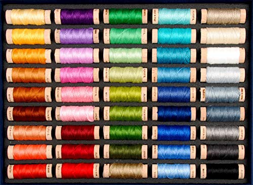 Aurifil Best Selection Cotton Floss 45 carretes pequeños miniatura 1