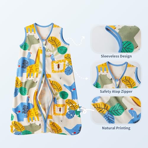 50% Off TILLYOU 2-Pack Baby Sleep Sack - Cotton Wearable Blanket - Image 5