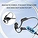 BOVUGAC 2 Pack for DEMICEA LibreRun X6 Bone Conduction Headphones Charger, Magnetic Replacement Charging Cable Compatible with DEMICEA LibreRun X6 Bone Conduction Headphones(Black)