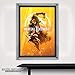 MIGHTYPRINT Mortal Kombat 11 - Scorpion - Get Over Here – Durable 17” x 24 Wall Art – NOT Made of Paper – Officially Licensed Collectible MP17240534