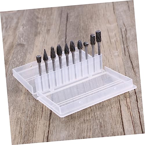 Juego de 10 fresas rotatorias de carburo de tungsteno miniatura 5