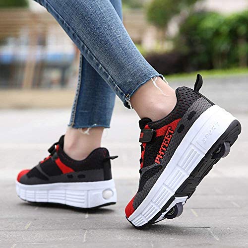 Elegantes Schuhe Mit 2 Rollen Vorne Und Hinten Bildernull