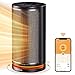 Price comparison product image GoveeLife Smart Ceramic Space Heater, 75° Oscillating Electric with Thermostat, App & Voice Remote, 24H Timer, Overheating & Tip-Over Protection, Energy ECO-Auto-Mode for Home Bedroom Office