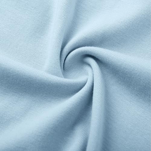 Girls Short Sleeve T-Shirt Solid Color Basic Tees Shirts Summer Casual Cotton Tshirts Cute Tops 7