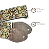 Souldier GS0296NM01WB - Handmade Seatbelt Guitar Strap for Bass, Electric or Acoustic Guitar, 2 Inches Wide and Adjustable Length from 30" to 63" Made in the USA, Woodstock, Brown #1