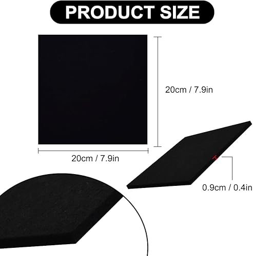 Miniatura 2 de 6 tiras de barra de corcho cuadrado negro con 35 pasadores, tiras autoadhesivas para tablón de anuncios, sin daños para la pared, tablero de fieltro