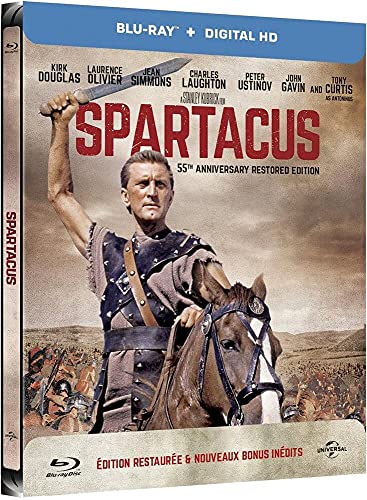 Spartacus [Édition 55ème Anniversaire-Blu-Ray + Copie Digitale-Boîtier SteelBook]