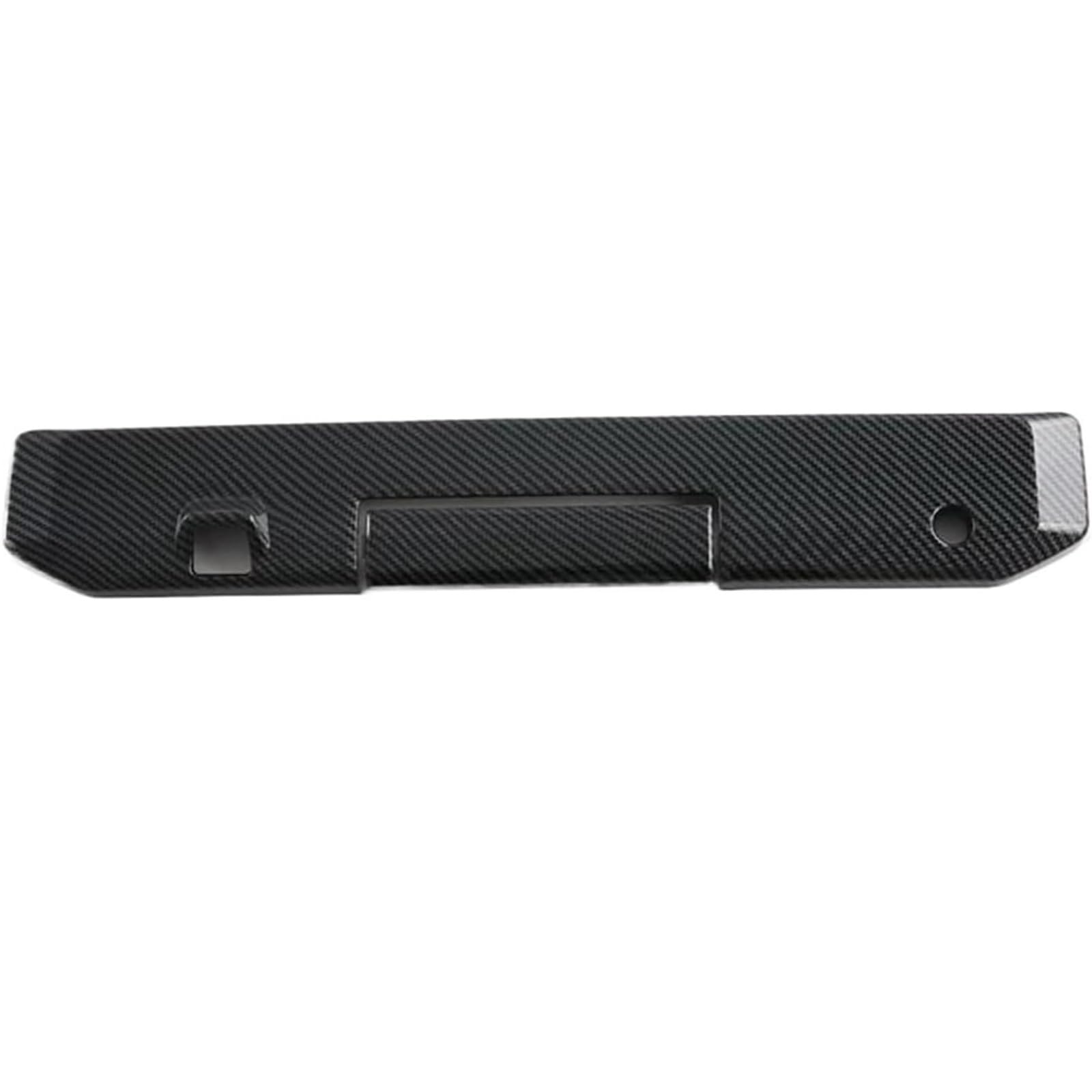 Glymzoi One Color Car Exterior Door Handles Outer Door Handle For Mitsubishi For Triton / L200 2024 Carbon Fiber Rear Tailgate Bowl Cover Trim