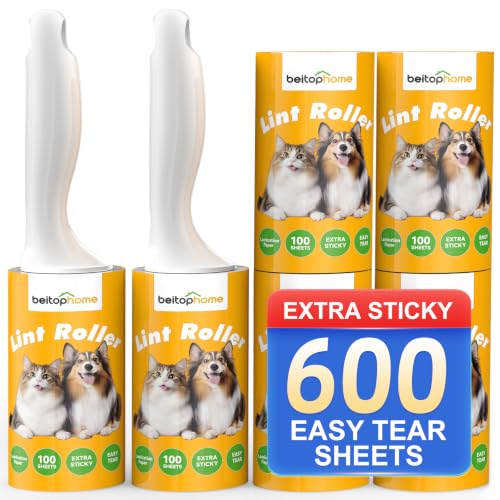 600-Sheets-Extra-Sticky-Lint-Roller-for-Pet-Hair 600 Sheets Extra Sticky Lint Roller for Pet Hair - Image 1