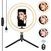 Produktbild LED-Ringlicht, 25,4 cm (10 Zoll), mit Bluetooth-Fernbedienung und Stativ, 3 Farben, für Selfie, Make-up, YouTube, TIK Tok
