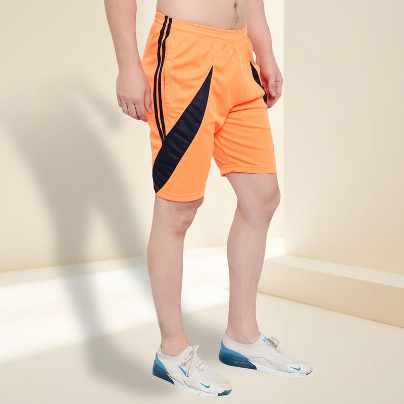 Image of DIA A DIA Men's Gym Shorts with Zipper Pockets Breathable Sports Shorts