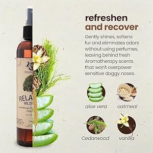 Gerrard Larriett  Aromatherapy Freshening and Shining Dog Perfume Calming Dog Cologne with Oat Pet Supplies for Skin Care and Odor Control 8 Fl Oz relaxing Wildwoods  Cucciolini Doodles Gerrard larriett  aromatherapy freshening and shining dog perfume calming dog cologne with oat pet supplies for skin care and odor control 8 fl oz relaxing wildwoods   cucciolini doodles