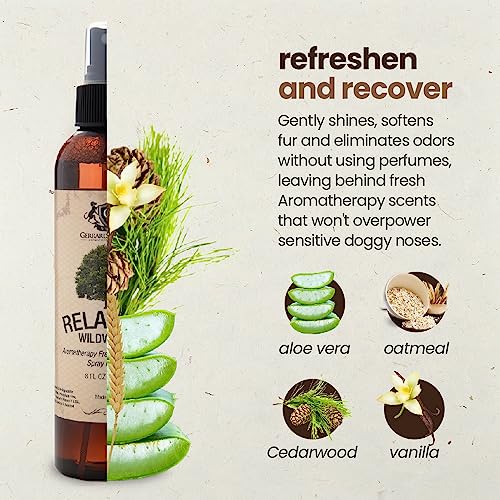 Gerrard Larriett  Aromatherapy Freshening and Shining Dog Perfume Calming Dog Cologne with Oat Pet Supplies for Skin Care and Odor Control 8 Fl Oz relaxing Wildwoods  Cucciolini Doodles Gerrard larriett  aromatherapy freshening and shining dog perfume calming dog cologne with oat pet supplies for skin care and odor control 8 fl oz relaxing wildwoods   cucciolini doodles