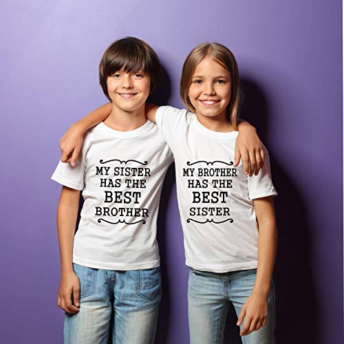 Image of Hangout Hub | Sibling Tshirts | Best Brother Sister | Set of 2