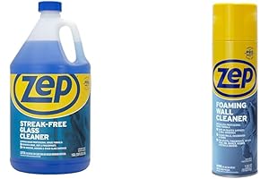 Zep Glass Cleaner Foam Spray - 146 oz Bundle