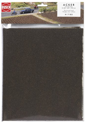 Busch BUE7183 tapis de terre labourée décor agricole diorama train échelle N 1/160