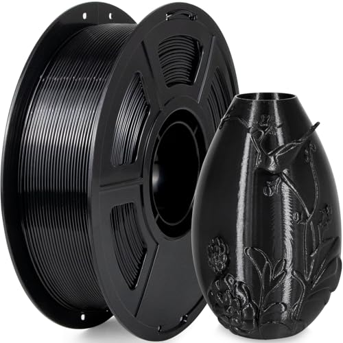 IEMAI PETG Filament 1.75mm 1Kg, Schwarz PETG 3D Drucker Filament, Kompatibel mit Bambu Lab, AMS, AMSLite, Maßgenauigkeit +/-0.02mm