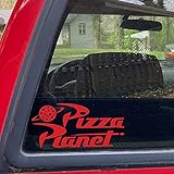 Pizza Planet Sign Vinyl Decal Sticker for Truck Car Laptop Gift Box Kids 8x4'