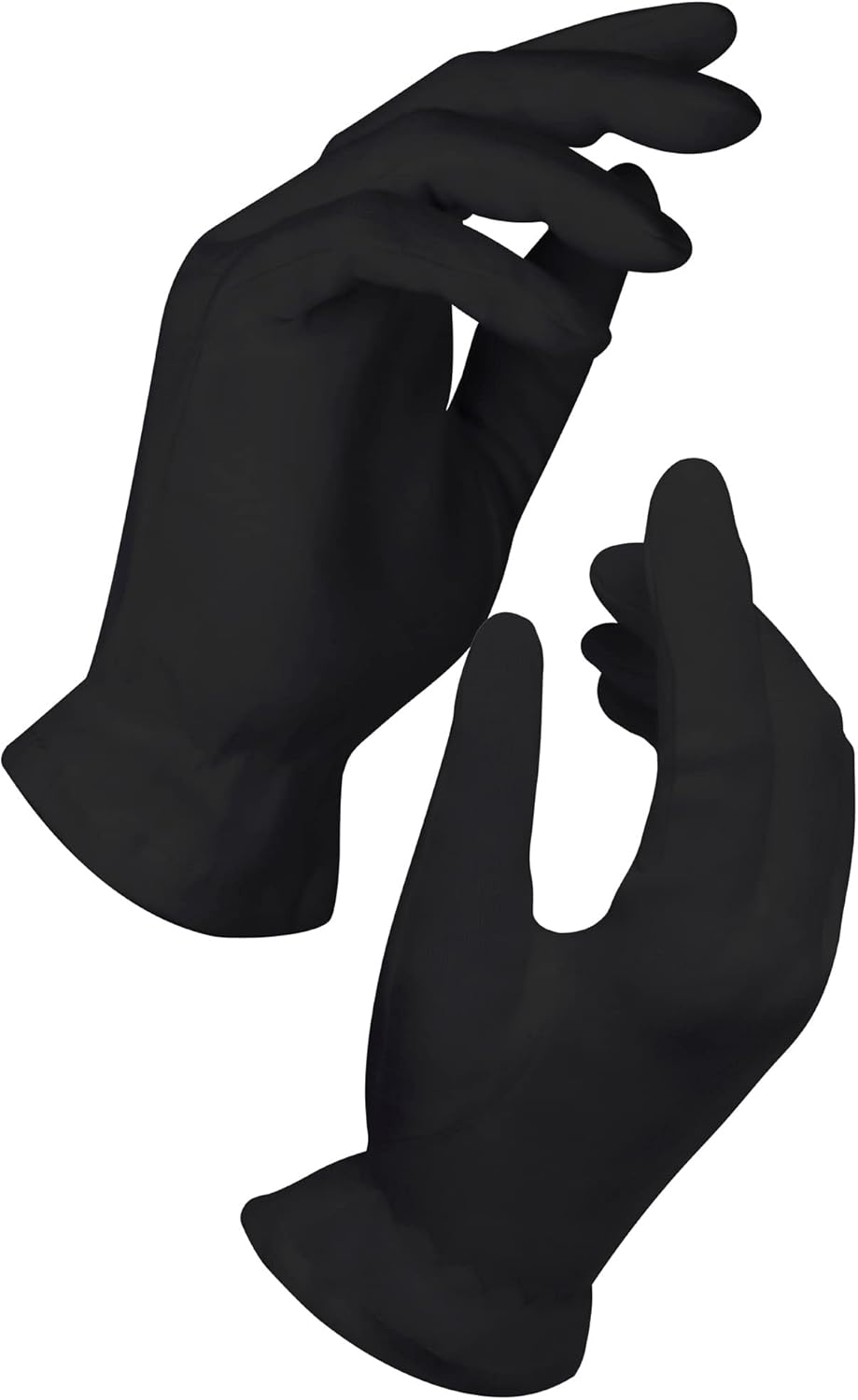 Black Cotton Gloves for Eczema Moisturizing Dry Hands for Women and Men