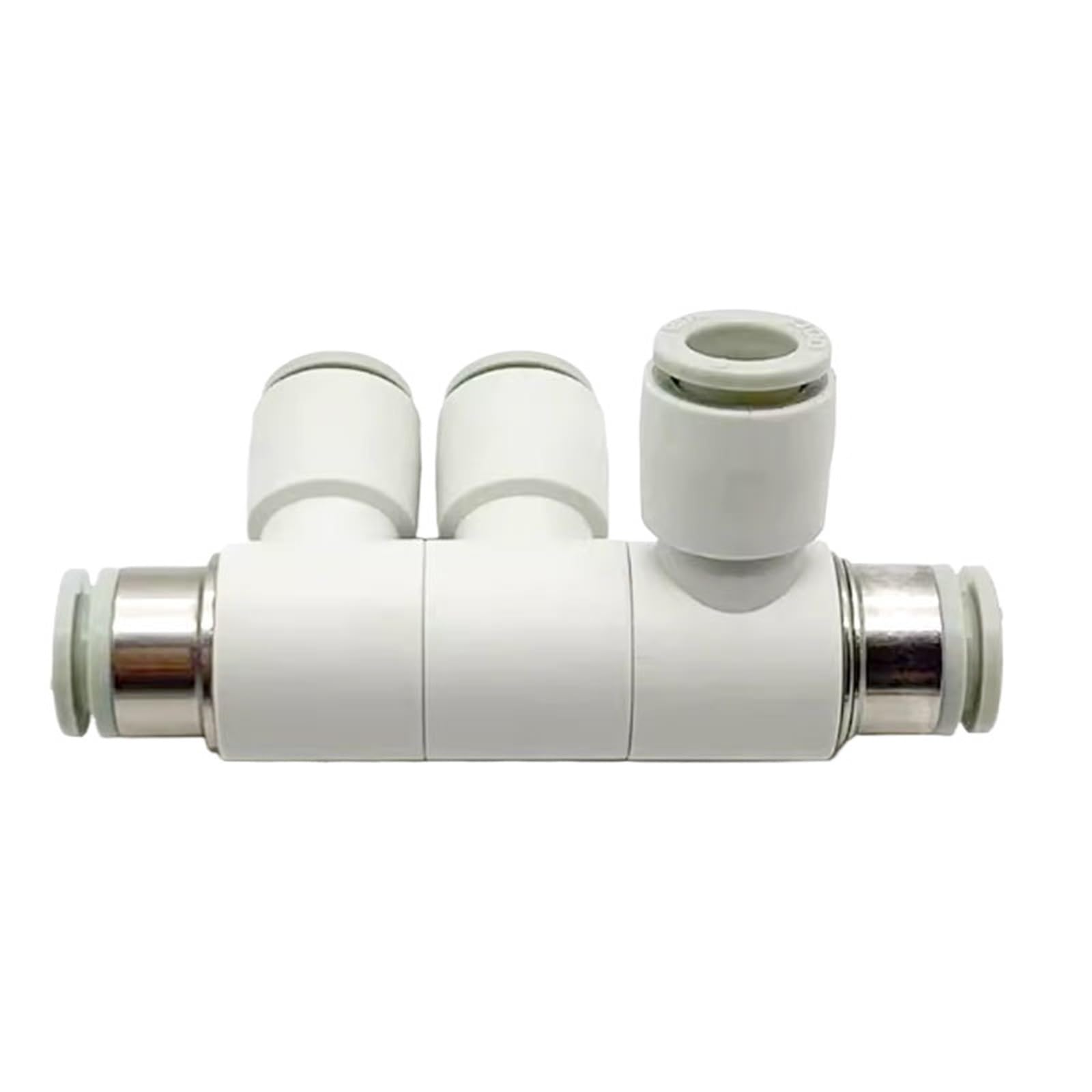 Cihatsln Phk10-8 1/10Pcs Phk Pneumatic Rotary Variable Diameter Five-Way Connector Phk8-4 - Quick Plug Pass Connector, High Air Tightness(,1 Pc)