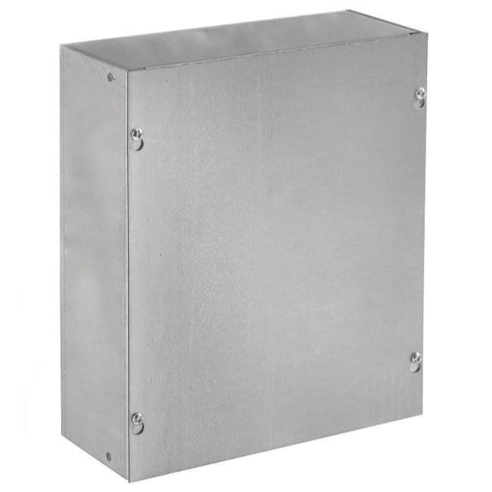 Hoffman ASE10X10X4NK Pull Box, Screw Cover, Steel, 10 x 10 x 4, Gray