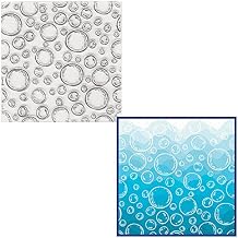 Estivaux Summer Sea Bubbles Background Clear Stamps for Card Making and Journaling, Circle Air Bubbles Rubber Stamps Circles Background Stamps for Scrapbooking DIY Cards Album Crafts Supplies