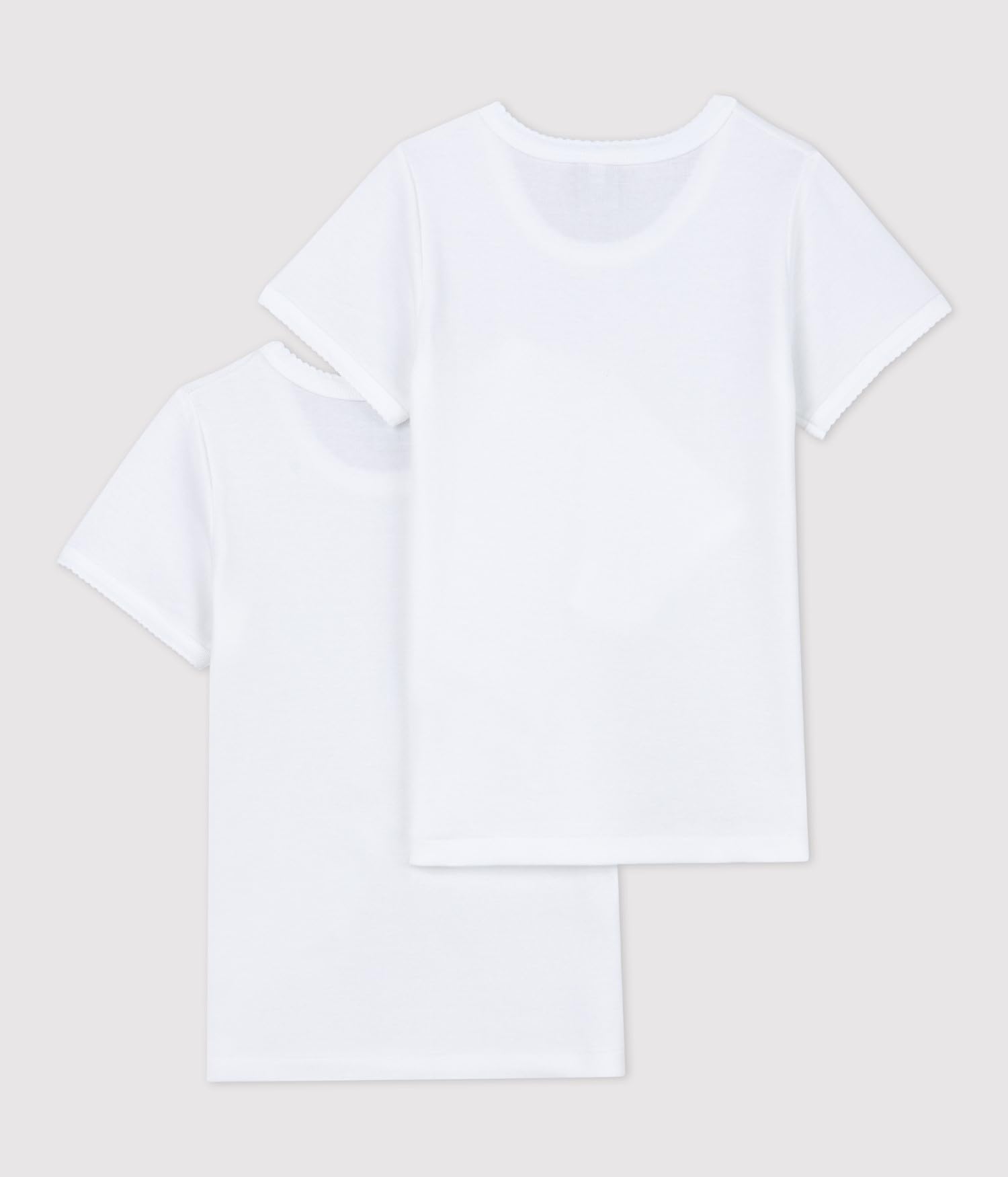 Petit Bateau A01fy Camiseta de Manga Corta Niñas (Pack de 2)