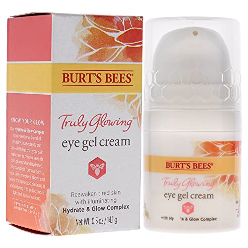 Burts Bees Truly Glowing Eye Gel Cream Unisex 0.5 Oz, White #TOP2