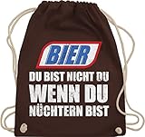 ✔️ BIER DU BIST NICHT DU WENN DU NÜCHTERN BIST: Das perfekte Statement für alle Männer und Frauen, die gerne Bier trinken