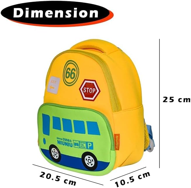 Print Mini Lightweight Backpack for Pre-Schoolers Play School Nursery, Picnic Travel, 1-4 Years (Pack of 1)