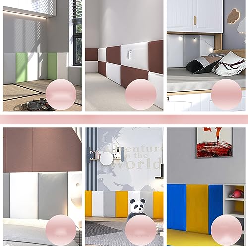 Adhesivos de pared anticolisión para zonas de juego infantiles con papel pintado acolchado 3D 4