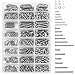 HELIFOUNER 1500 Pieces M2 M3 M4, 304 Stainless Steel Phillips Pan Head Machine Screws Bolts Washers Nuts Hardware Assortment Kit