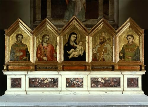 Impression sur toile Giotto Di Bondone affiche d'art haut de gamme 60x90cm