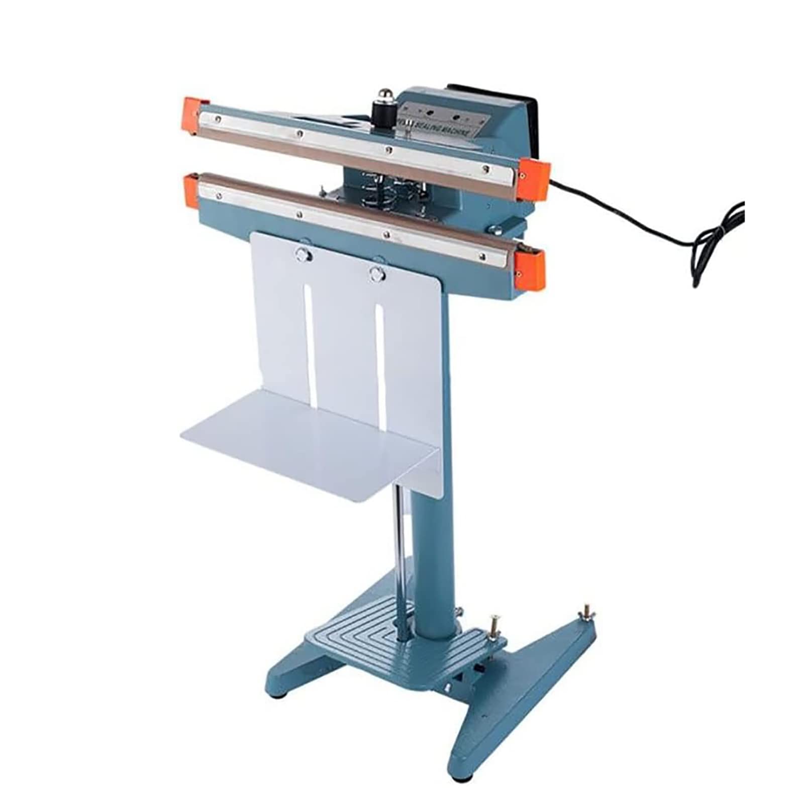 AYCDL Commercial Foot Pedal Heat Sealer Machine, 13.7"/350mm Heavy Duty Impulse Foot Sealer, Adjustable Shelf, Sealing Width: 8mm, Sealing time: 0.2-2s, for PVC Aluminum Foil C