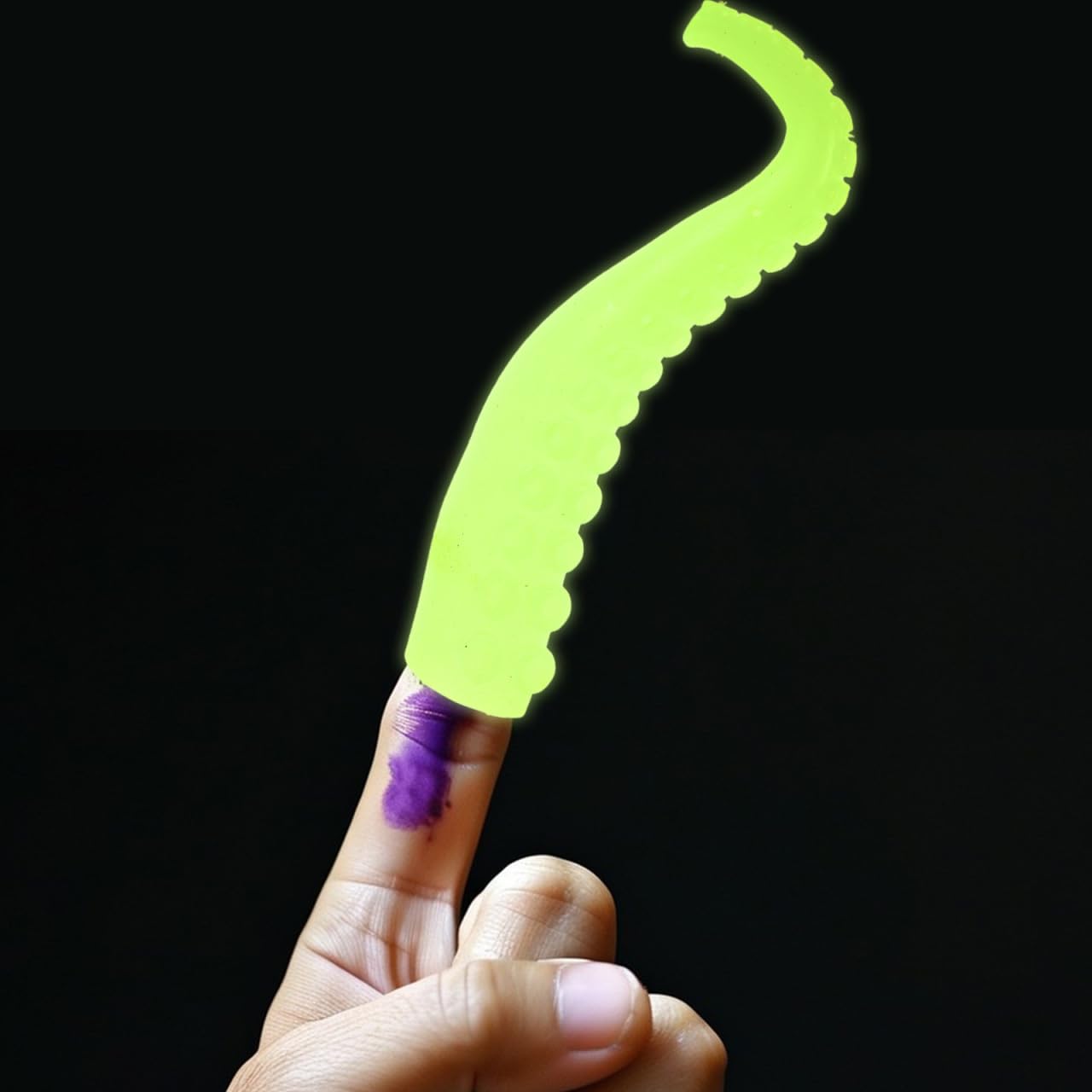 VICASKY Tentáculos dedos 12 piezas pulpo tentáculo goodie bag relleno luminoso marionetas de dedo pulpo antena muñeca dedo juguete fiesta infantil juguete juguete para muñecas infantiles