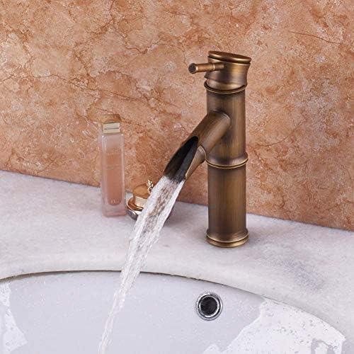 Contemporary Antique Brass Faucets Bathroom Sink Basin Faucet Mixer Water Faucet Home Improvement